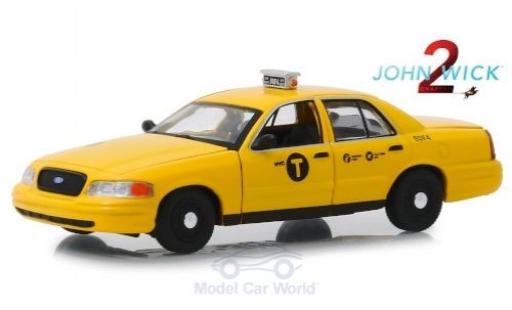 Modelauto Ford Crown Taxi Victoria John Wick 2008 1/43 Greenlight