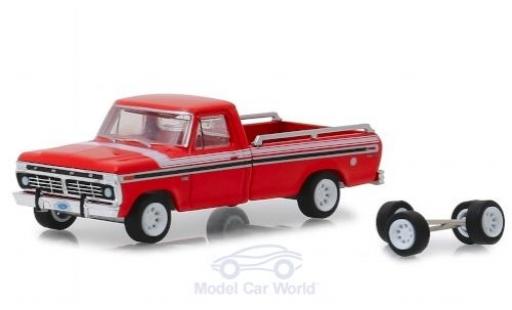 Modelauto Ford F-100 Explorer 00 rood/wit 1975 met Ersatzr&Atilde;&curren;der 1/64 Greenlight