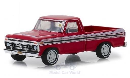Modelauto Ford F-100 Explorer 00 rood/wit 1977 1/64 Greenlight