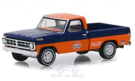 Modelauto Ford F-100 Pickup 00 Gulf 1971 1/64 Greenlight
