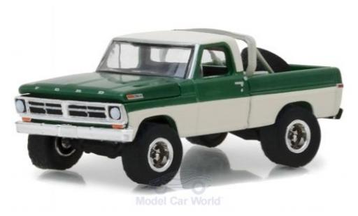 Modelauto Ford F-100 Pickup 00 metallic groen/beige 1971 1/64 Greenlight