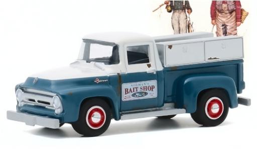 Modelauto Ford F-100 Pickup 00 Normans Bait Shop 1956 1/64 Greenlight