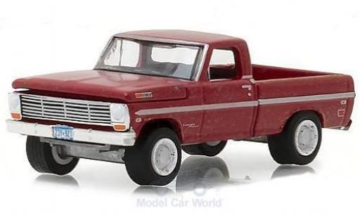 Modelauto Ford F-100 Pickup 00 rood Supernatural 1969 1/64 Greenlight