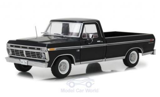 Modelauto Ford F-100 Pickup 00 zwart 1973 1/18 Greenlight