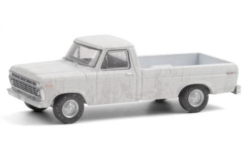 Modelauto Ford F-100 Pickup 00 wit 1973 avec Witterungsspuren 1/64 Greenlight