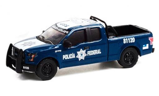 Modelauto Ford F-150 Police 50 Policia Federal SSP 2017 1/64 Greenlight