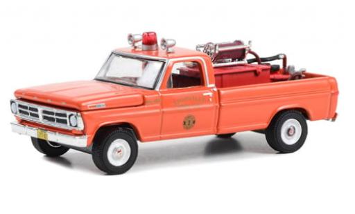Modelauto Ford F-250 Pickup Lionville Fire Company 1972 1/64 Greenlight