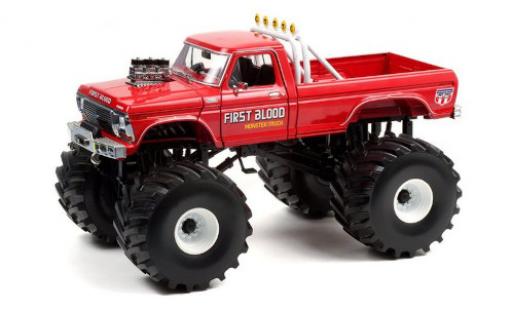 Modelauto Ford F-250 Monster Truck First Blood 1978 met 66 Zoll Bereifung 1/18 Greenlight