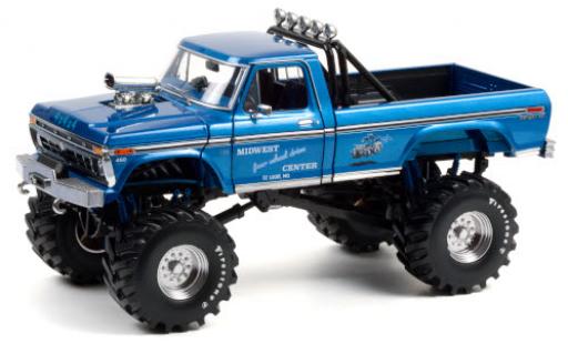 Modelauto Ford F-250 Monster Truck Midwest Four Wheel Drive Center 1974 avec 48 Zoll Bereifung 1/18 Greenlight