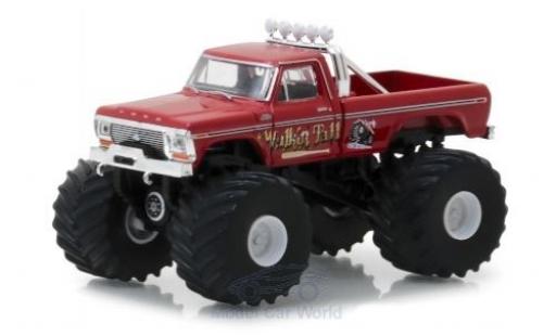 Modelauto Ford F-250 Monster Truck rood Walkin Tall 1979 1/64 Greenlight