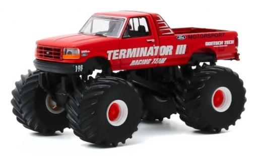 Modelauto Ford F-250 Monster Truck Terminator III 1993 1/64 Greenlight