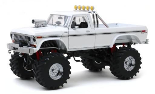 Modelauto Ford F-250 Monster Truck wit 1979 avec 48 Zoll-Bereifung 1/18 Greenlight