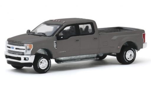 Modelauto Ford F-350 Lariat metallic grijs 2019 1/64 Greenlight