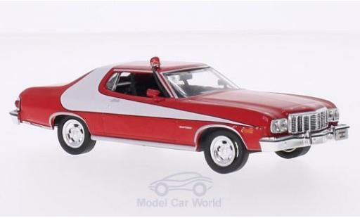 Modelauto Ford Gran Torino Starsky and Hutch rood/wit 1976 & TV-Serie 1/43 Greenlight