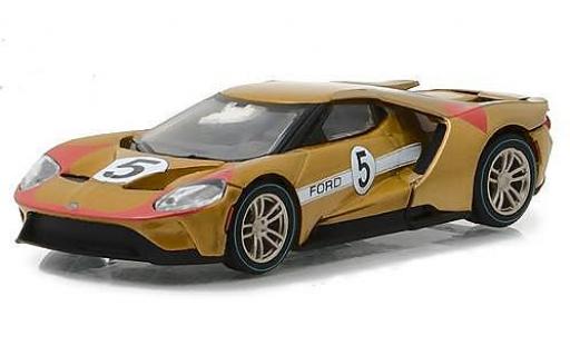 Modelauto Ford GT40 Mk II metallic koper 2017 1966 #5 40 Tribute 1/64 Greenlight