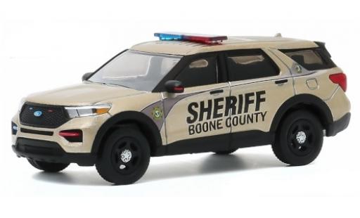 Modelauto Ford Interceptor Police Utility Boone County Sheriff 2020 200th Anniversaire - Boone County Sheriffs Departement 1/64 Greenlight