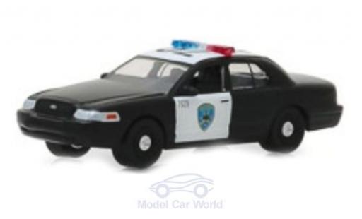 Modelauto Ford LTD Crown Victoria Politie Interceptor Oakland 2008 1/64 Greenlight