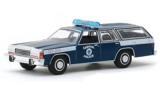 Modelauto Ford LTD Station Wagon Massachusetts Capitol Politie 1983 1/64 Greenlight