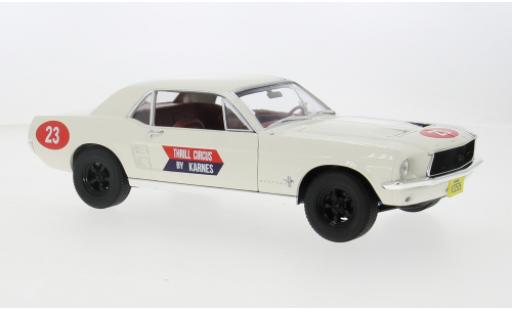 Modelauto Ford Mustang Hardtop Coupe beige/Dekor 1967 1/18 Greenlight