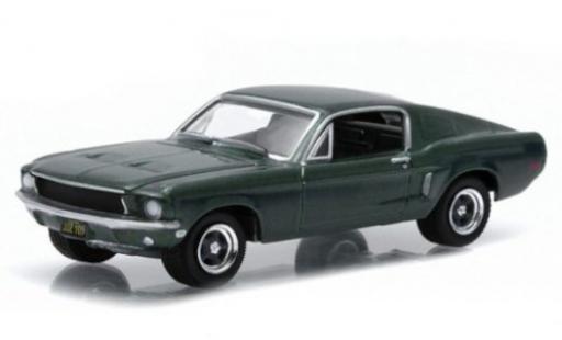 Modelauto Ford Mustang GT metallic groen Adif (E) 1968 1/64 Greenlight