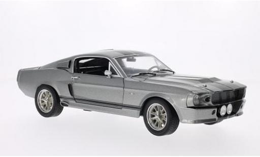 Modelauto Ford Mustang Shelby GT500 Ford Mustang metallic grijs Gone in 60 Seconds 1967 1/18 Greenlight