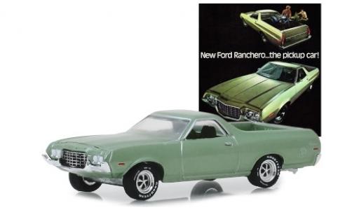 Modelauto Ford Ranchero Berline metallic groen 1972 1/64 Greenlight