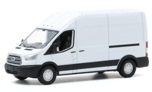Modelauto Ford Transit Kastenwagen HD bestelwagen wit 2015 1/64 Greenlight