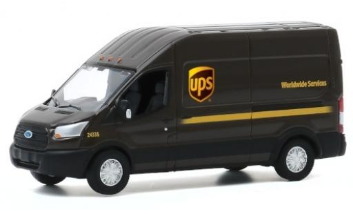 Modelauto Ford Transit Kastenwagen UPS 2019 1/64 Greenlight
