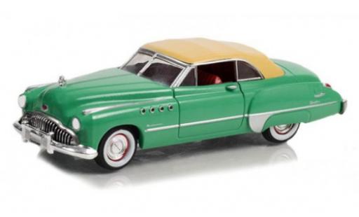 Modelauto Buick Roadmaster Convertible Cabriolet groen/beige American Pickers 1949 1/64 Greenlight