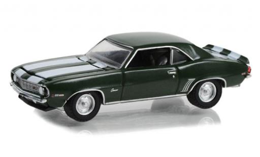 Modelauto Chevrolet Camaro Z28 Z/28 groen /wit 1969 1/64 Greenlight