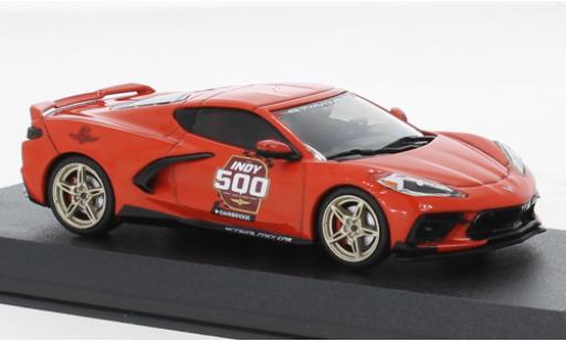 Modelauto Chevrolet Corvette Stingray (C8) Offical Pace Car Indianapolis 500 2020 1/43 Greenlight