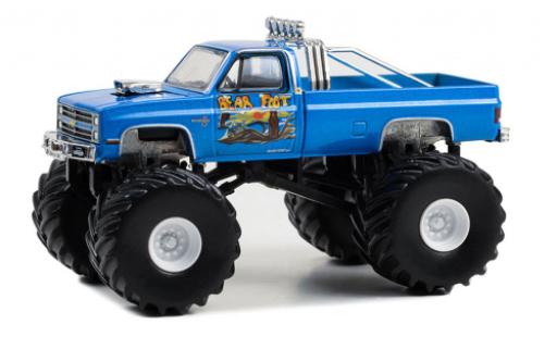 Modelauto Chevrolet Silverado pickup C-10 Bear pie III 1985 1/64 Greenlight