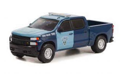 Modelauto Chevrolet Silverado police Massachusetts State Politie 2021 1/64 Greenlight