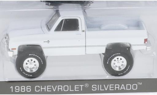 Modelauto Chevrolet Silverado pickup Squarebody wit 1986 1/64 Greenlight