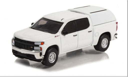 Modelauto Chevrolet Silverado pickup W/T wit 2022 1/64 Greenlight