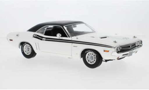 Modelauto Dodge Challenger R/T wit/zwart 1971 1/18 Greenlight