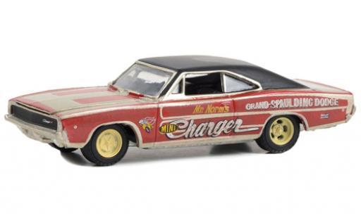 Modelauto Dodge Charger Coupe M. Norms Mini 1968 1/64 Greenlight