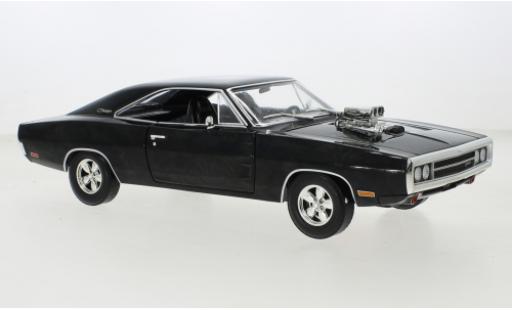 Modelauto Dodge Charger Coupe zwart 1970 1/18 Greenlight
