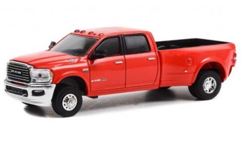 Modelauto Dodge RAM pickup Dodge 500 Dually Longhorn Edition rood 2021 1/64 Greenlight