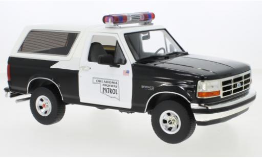 Modelauto Ford Bronco Police Oklahoma Highway Patrol 1996 1/18 Greenlight