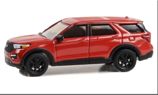Modelauto Ford Explorer ST rood 2023 1/64 Greenlight
