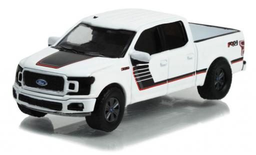 Modelauto Ford F-150 Pickup 50 Lariat FX4 Special Edition wit/Dekor 2018 1/64 Greenlight