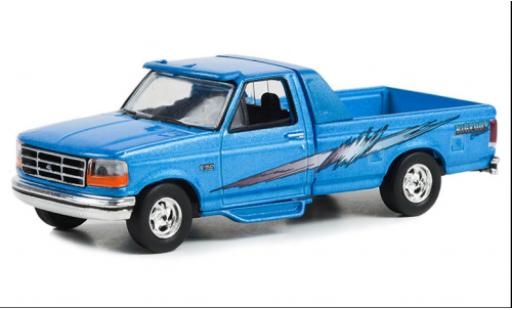 Modelauto Ford F-150 Pickup 50 metallic blauw Bigfoot Cruiser 1994 1/64 Greenlight