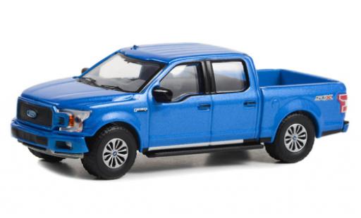 Modelauto Ford F-150 Pickup 50 XL blauw 2020 1/64 Greenlight