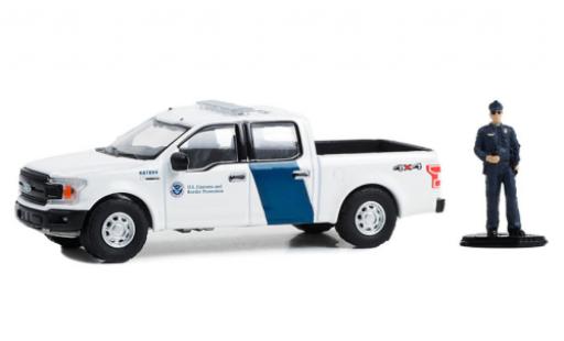 Modelauto Ford F-150 XLT 50 U.S. Customs and Border Protection 2018 1/64 Greenlight