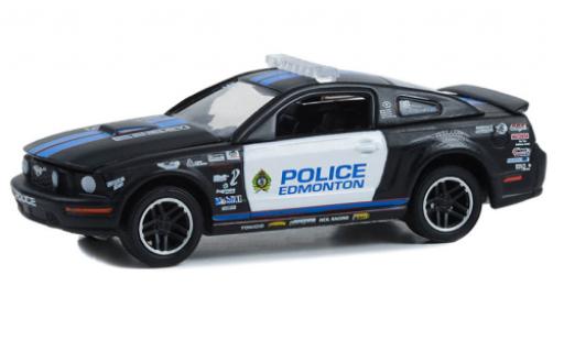 Modelauto Ford Mustang GT Blue Line Racing 2009 1/64 Greenlight