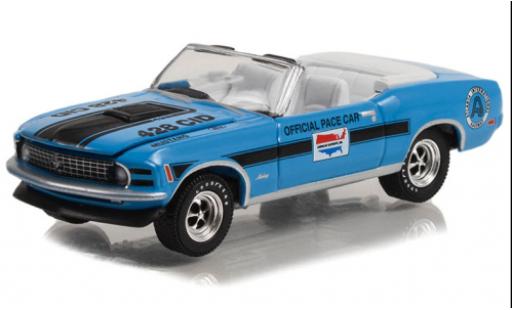 Modelauto Ford Mustang Mach 1 Cobra Jet Cabriolet Atlanta International Raceway Pace Car 1970 1/64 Greenlight