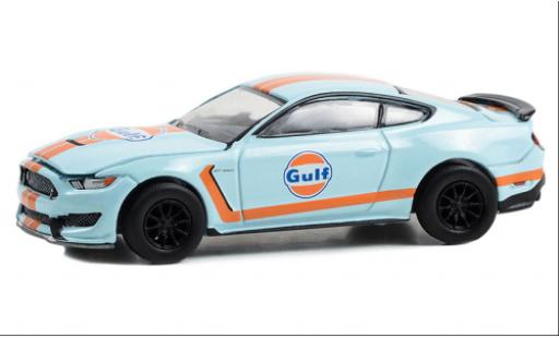 Modelauto Ford Mustang Shelby GT350 Ford Mustang Gulf 2020 1/64 Greenlight