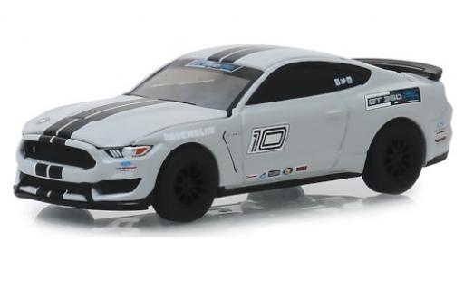 Modelauto Shelby GT GT350 Ford 350 grijs /zwart Ford Performance Racing School 2016 1/64 Greenlight
