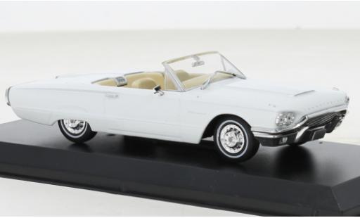 Modelauto Ford Thunderbird Flair Bird Cabriolet wit 1966 1/43 Greenlight